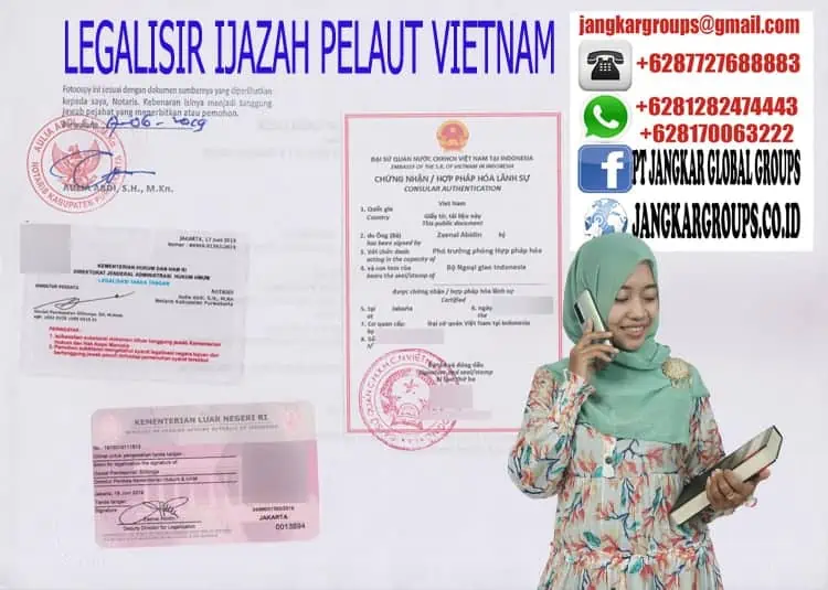 LEGALISIR IJAZAH PELAUT KEDUTAAN VIETNAM