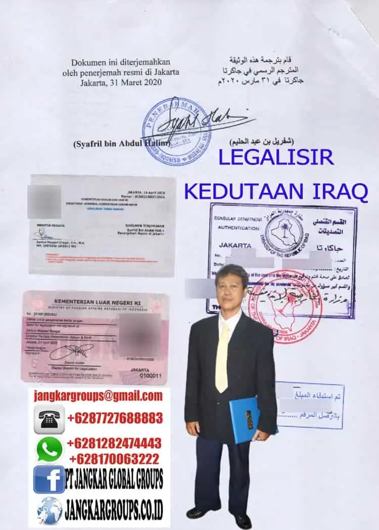 LEGALISIR KEDUTAAN IRAQ