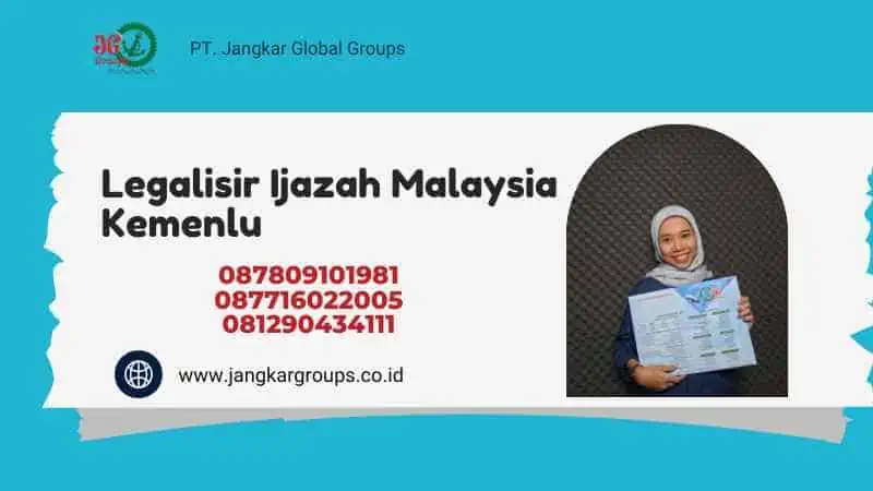 Legalisir Ijazah Malaysia Kemenlu