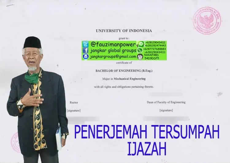 Penerjemah tersumpah Legalisir Ijazah di Kedutaan