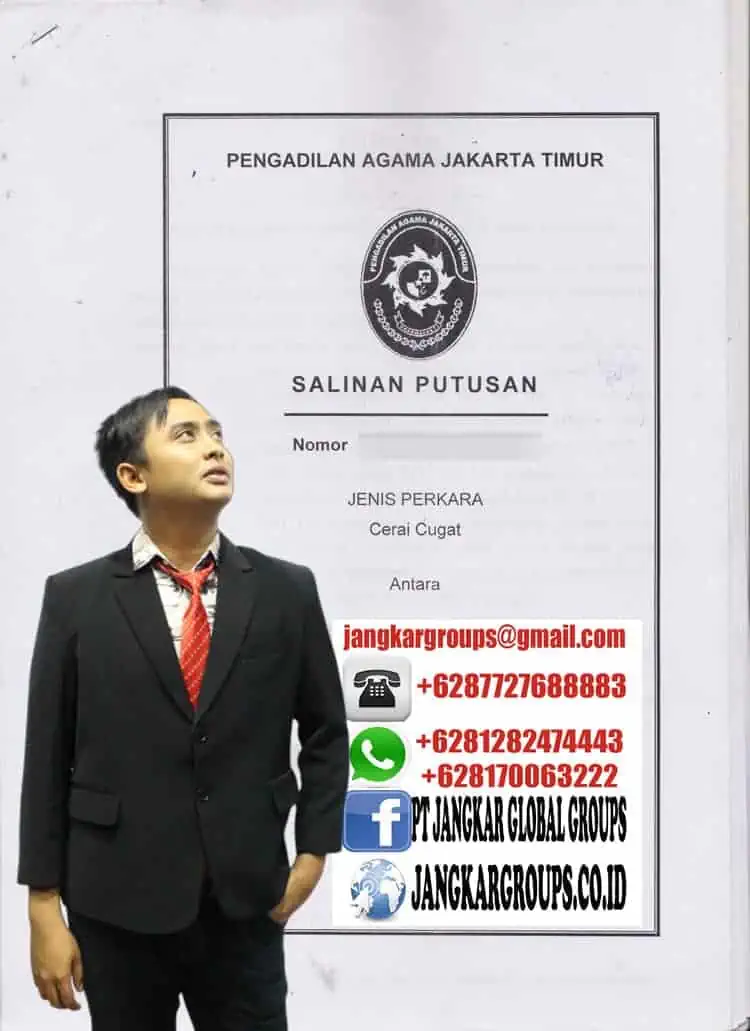 salinan putusan cerai gugat