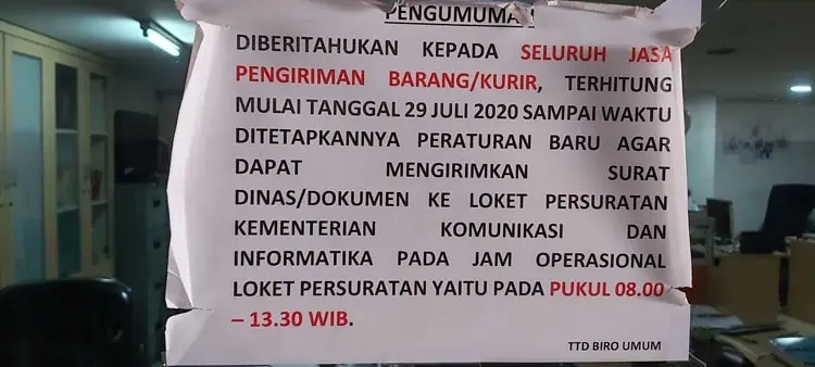 Biro Umum Persuratan Kominfo | Persyaratan Normaliasi Website