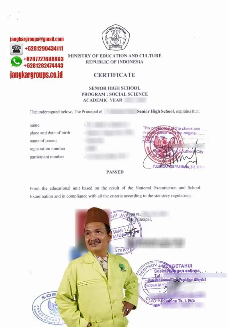 Contoh Legalisir Ijazah Vietnam