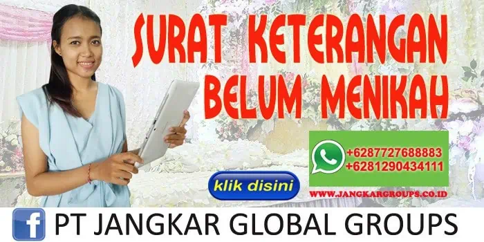 SURAT KETERANGAN BELUM MENIKAH