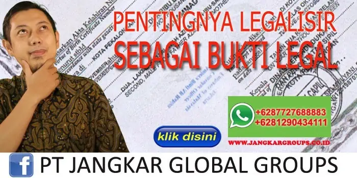 Sebagai Bukti Legal