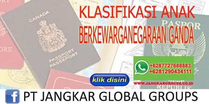 Klasifikasi anak berkewarganegaraan ganda