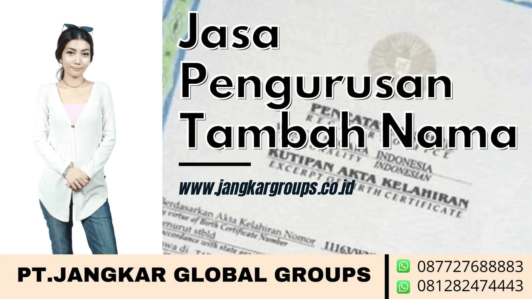 Jasa urus penambahan Nama di pengadilan