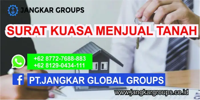 SURAT KUASA MENJUAL TANAH