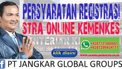 Aplikasi Registrasi STRA Online Kemenkes