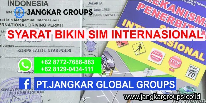 SYARAT BIKIN SIM INTERNASIONAL