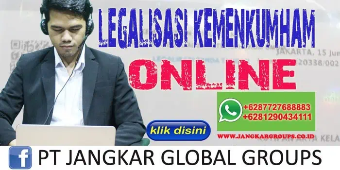 legalisasi kemenkumham online