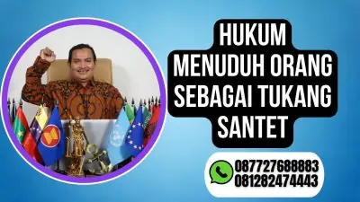 Hukum Menuduh Orang Sebagai Tukang Santet