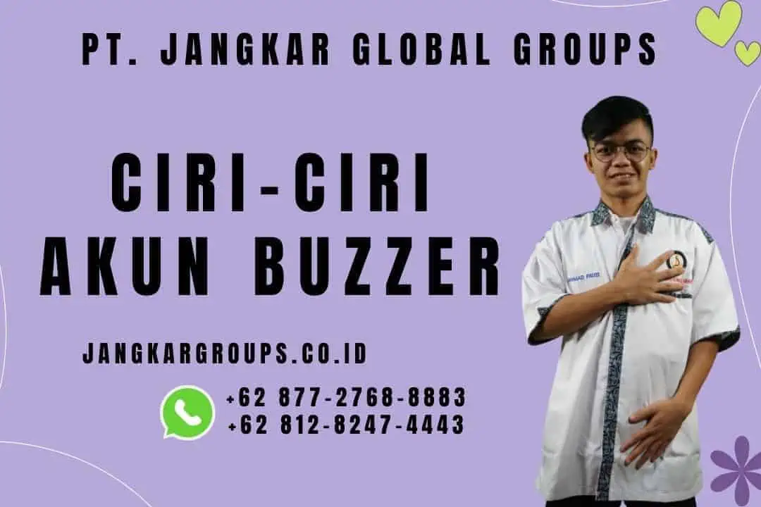 Ciri-ciri Akun Buzzer