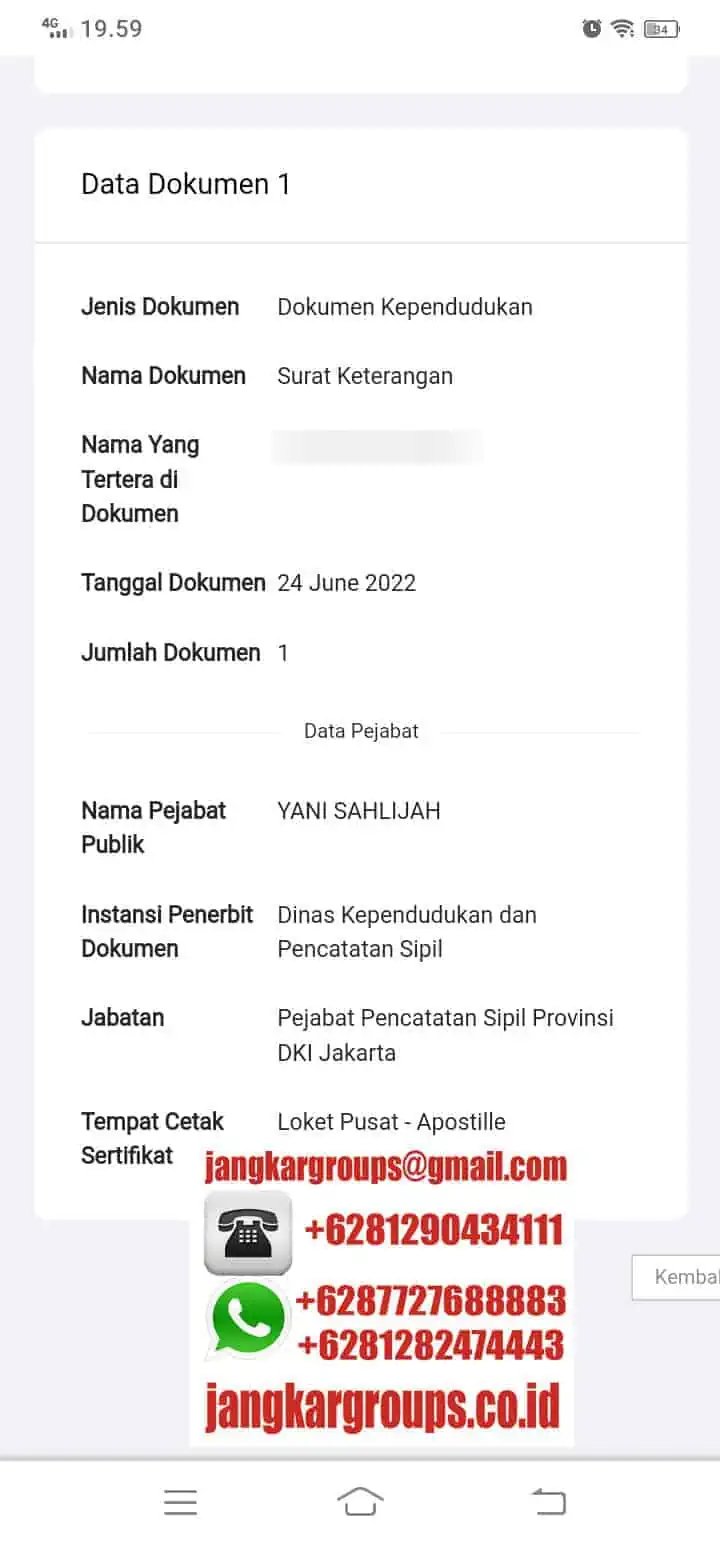 Dokumen Kependudukan Apostille kemenkumham - sertifikat apostille kemenkumham