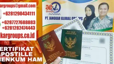 SERTIFIKAT APOSTILLE KEMENKUMHAM