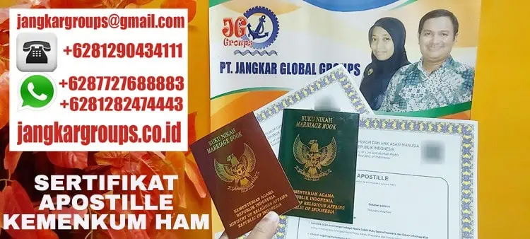 SERTIFIKAT APOSTILLE KEMENKUMHAM