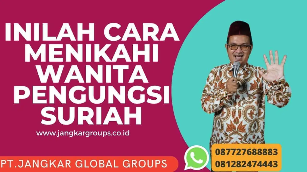 Inilah Cara Menikahi Wanita Pengungsi Suriah