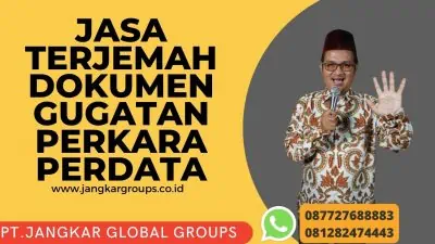 Jasa Terjemah Dokumen Gugatan Perkara Perdata