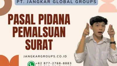 Pasal Pidana Pemalsuan Surat