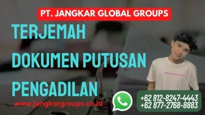 Terjemah Dokumen Putusan Pengadilan