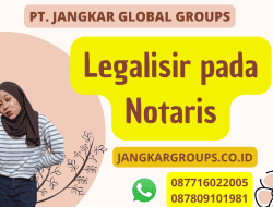 Legalisir Notaris Apostille kutipan akta perkawinan