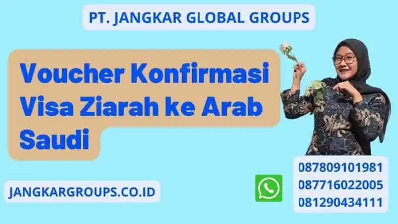 Voucher Konfirmasi Visa Ziarah ke Arab Saudi