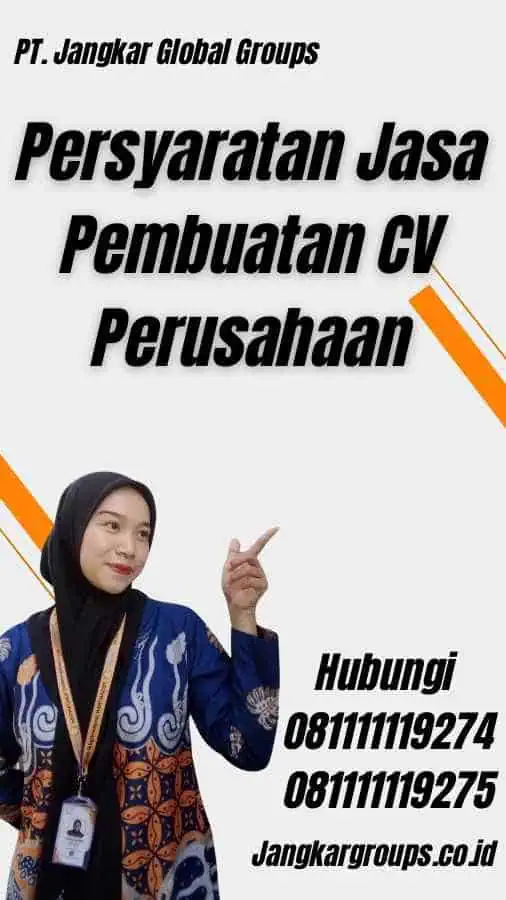 Persyaratan Jasa Pembuatan CV Perusahaan