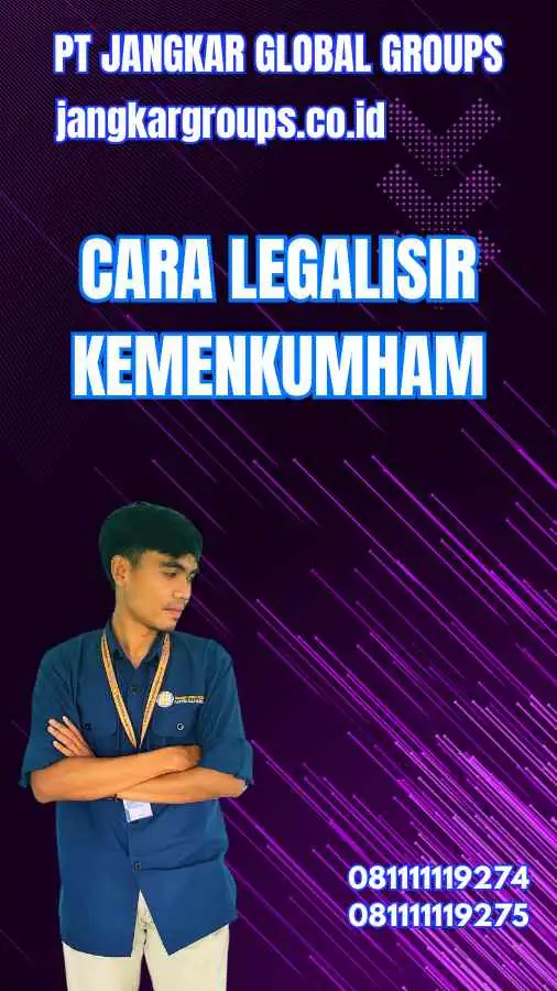 Cara legalisir kemenkumham