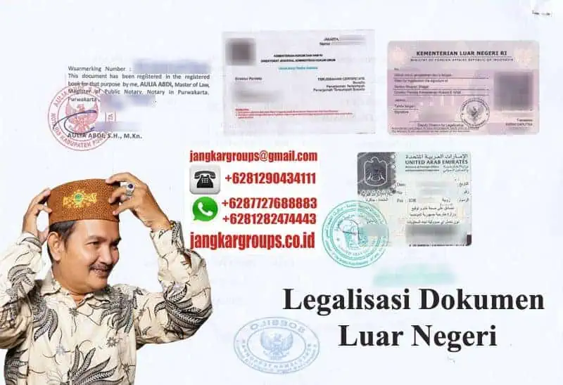 Contoh Legalisasi Dokumen Luar Negeri