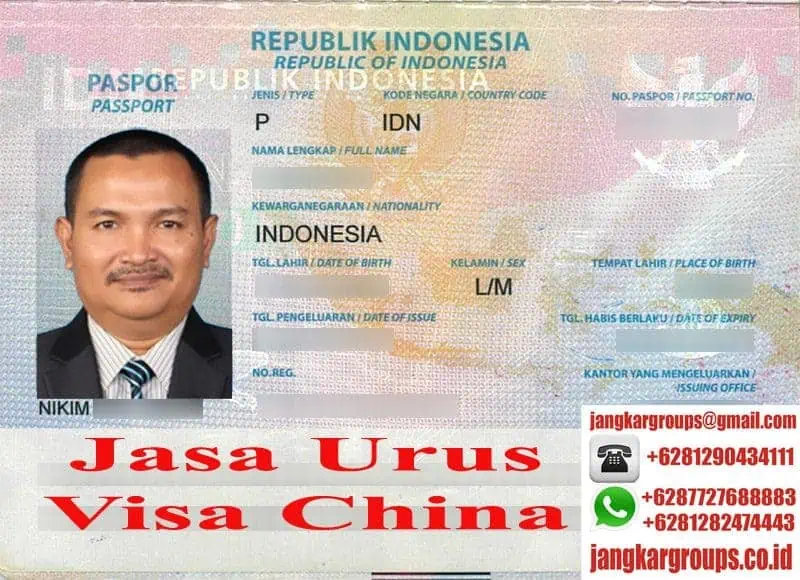 Contoh Paspor Indonesia - Persyaratan Temporary Resident Visa