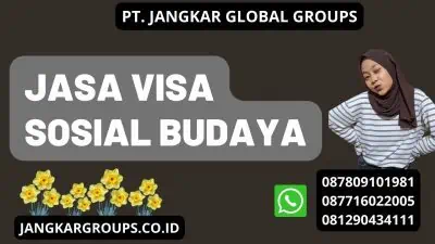 JASA VISA SOSIAL BUDAYA