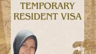 Persyaratan Temporary Resident Visa