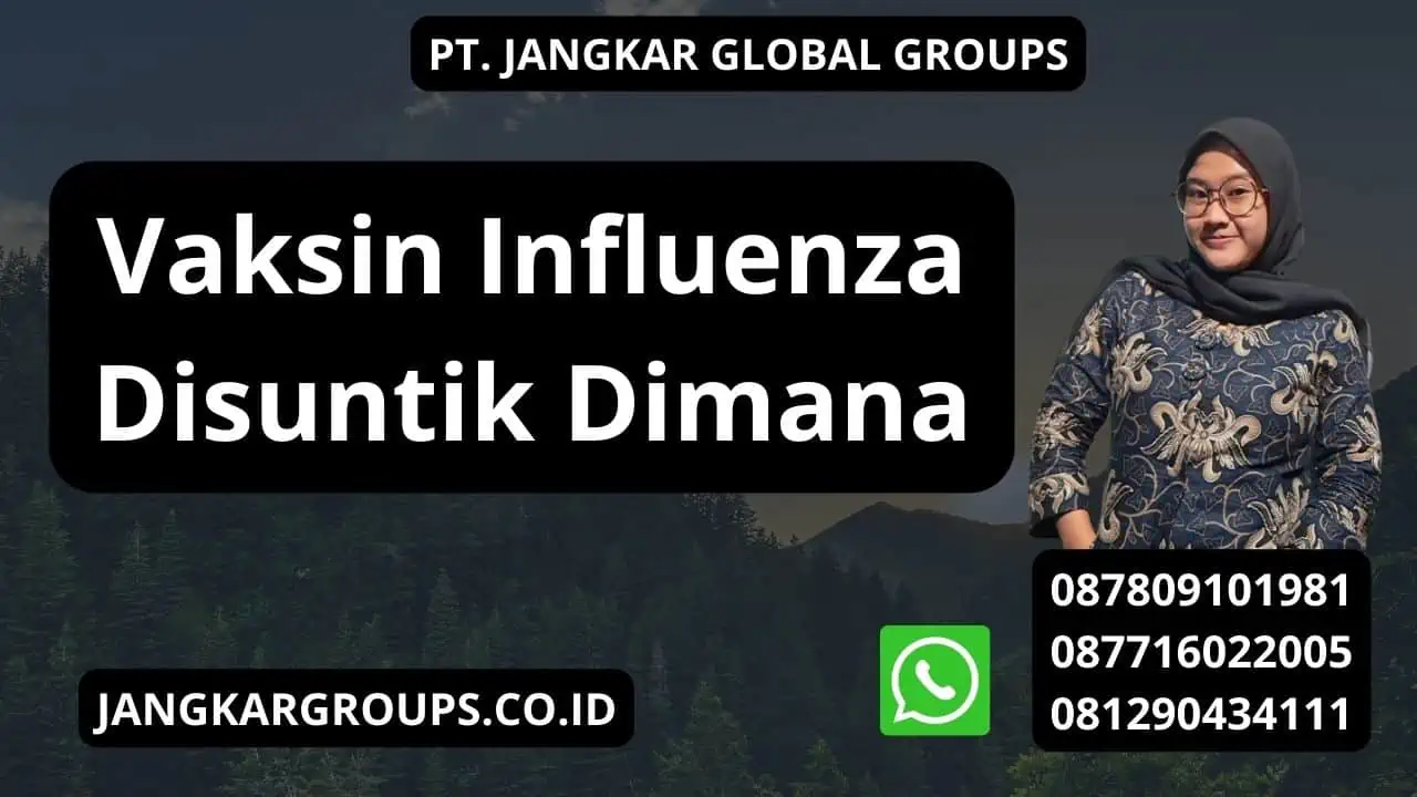 Vaksin Influenza Disuntik Dimana