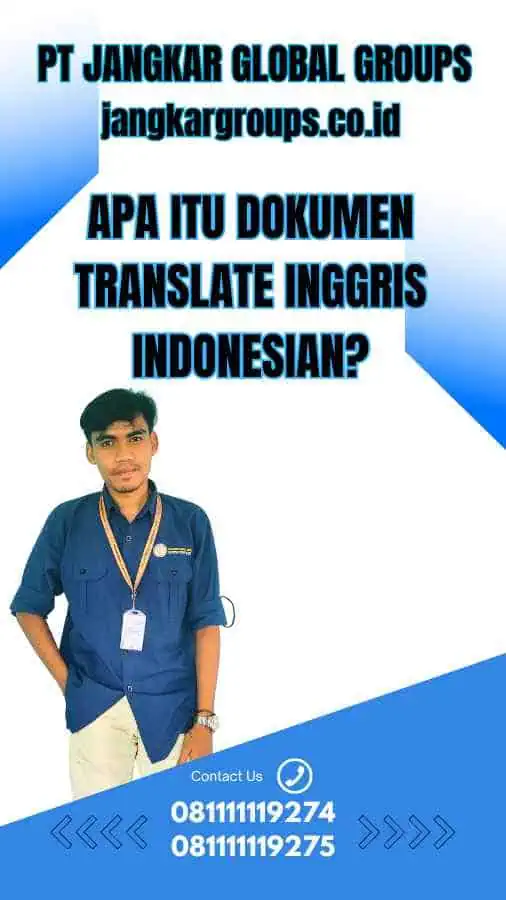 Apa itu Dokumen Translate Inggris Indonesian