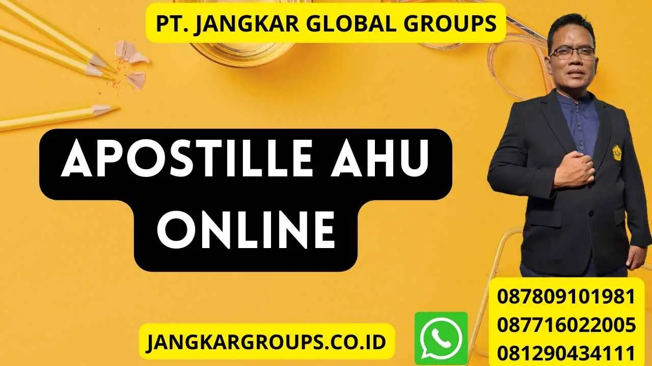 Apostille Ahu Online