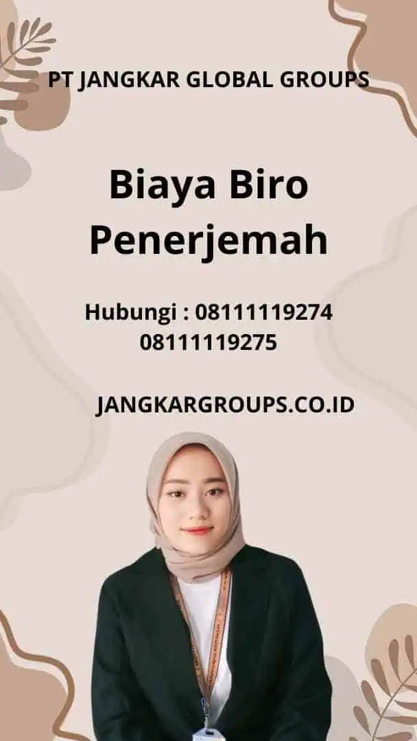 Biaya Biro Penerjemah