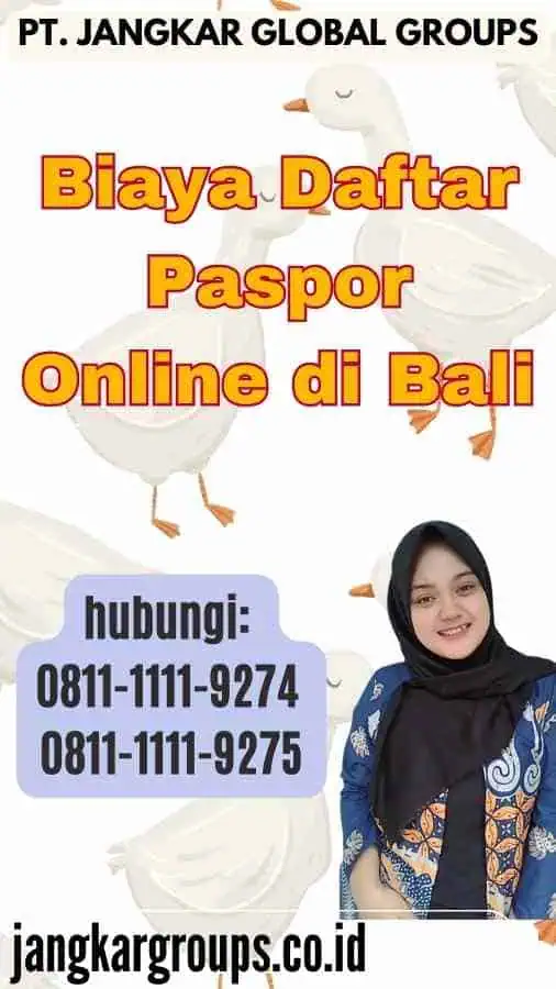 Biaya Daftar Paspor Online di Bali