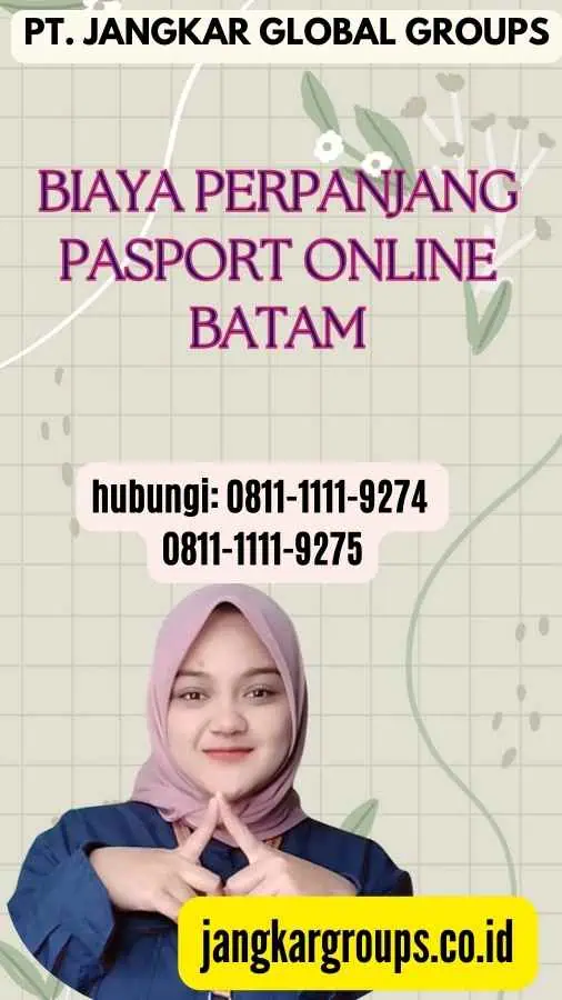 Biaya Perpanjang Pasport Online Batam