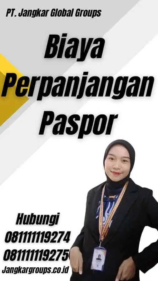 Biaya Perpanjangan Paspor