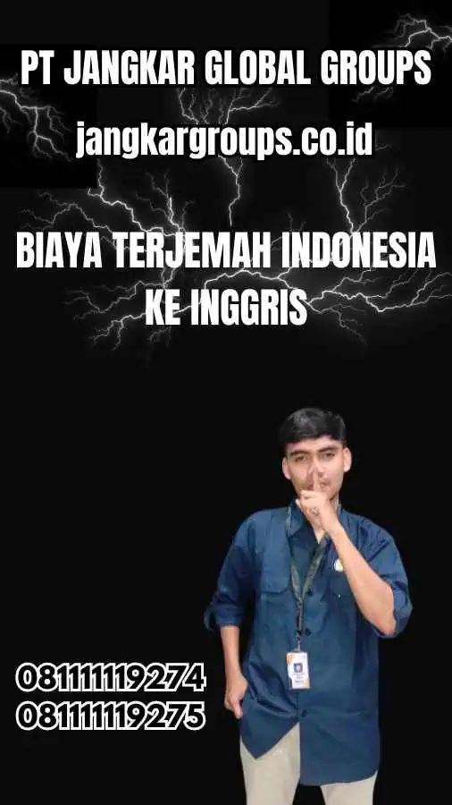 Biaya Terjemah Indonesia Ke Inggris