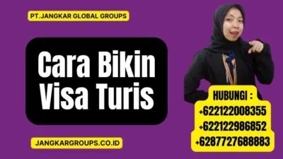 Cara Bikin Visa Turis