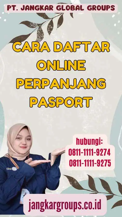 Cara Daftar Online Perpanjang Pasport