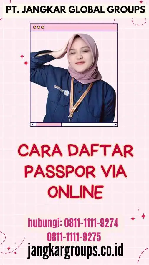 Cara Daftar Passpor via Online