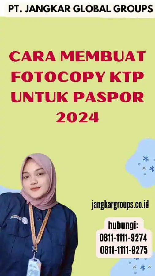 Cara Membuat Fotocopy Ktp Untuk Paspor 2024