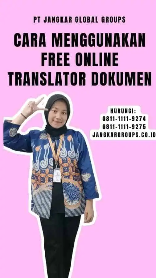 Cara Menggunakan Free Online Translator Dokumen