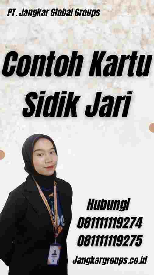 Contoh Kartu Sidik Jari