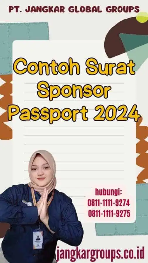 Contoh Surat Sponsor Passport 2024