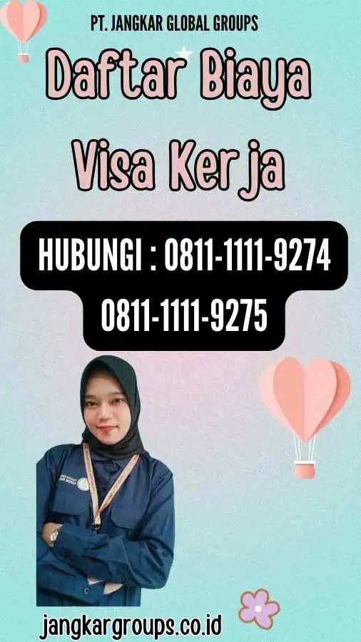 Daftar Biaya Visa Kerja