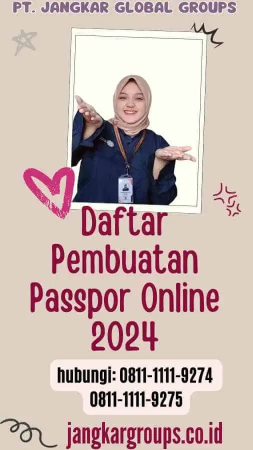 Daftar Pembuatan Passpor Online 2024