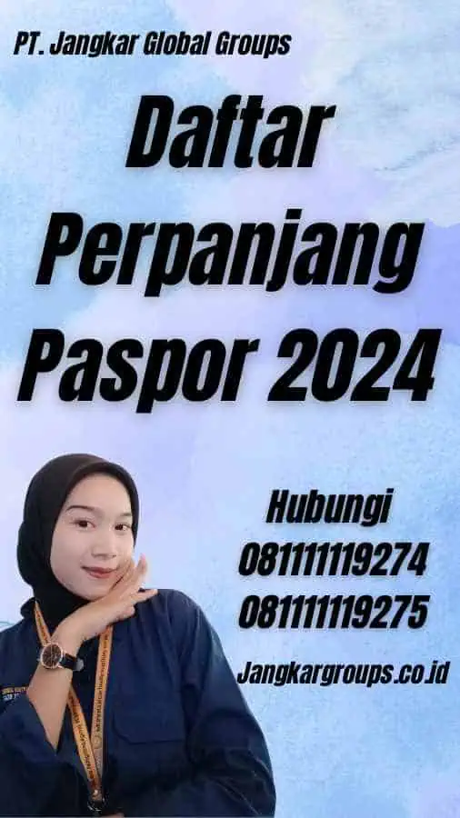 Daftar Perpanjang Paspor 2024